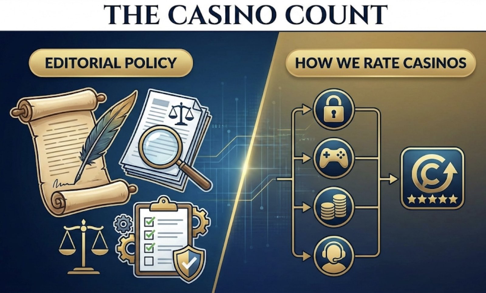Editorial Policy & How We Rate Casinos